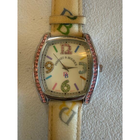 Dooney & Bourke Women's Fashion Watch Logo Strap Non Working Parts Band Only - Picture 2 of 5